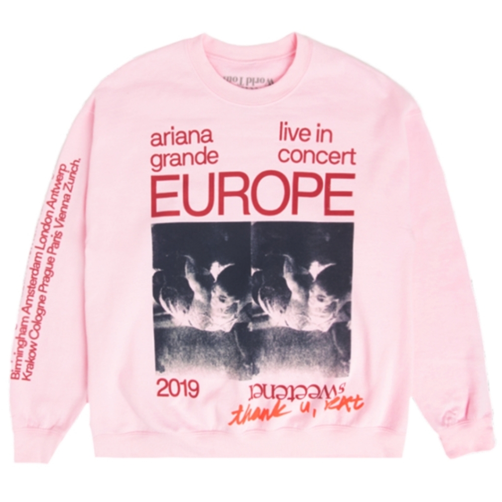 Ariana Grande Live in Europe 1993 Crewneck - 2XL